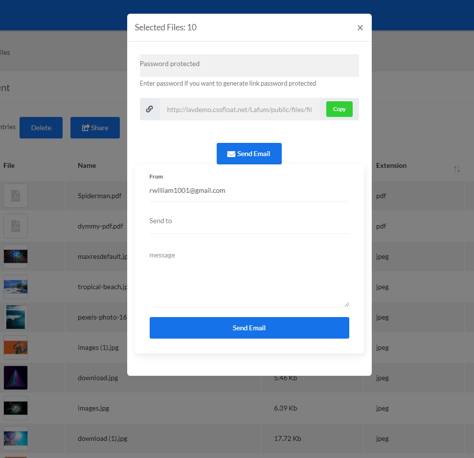 Laravel - Advanced Files & Users Management